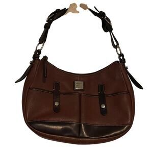 Dooney & Bourke Brown Leather Shoulder Bag